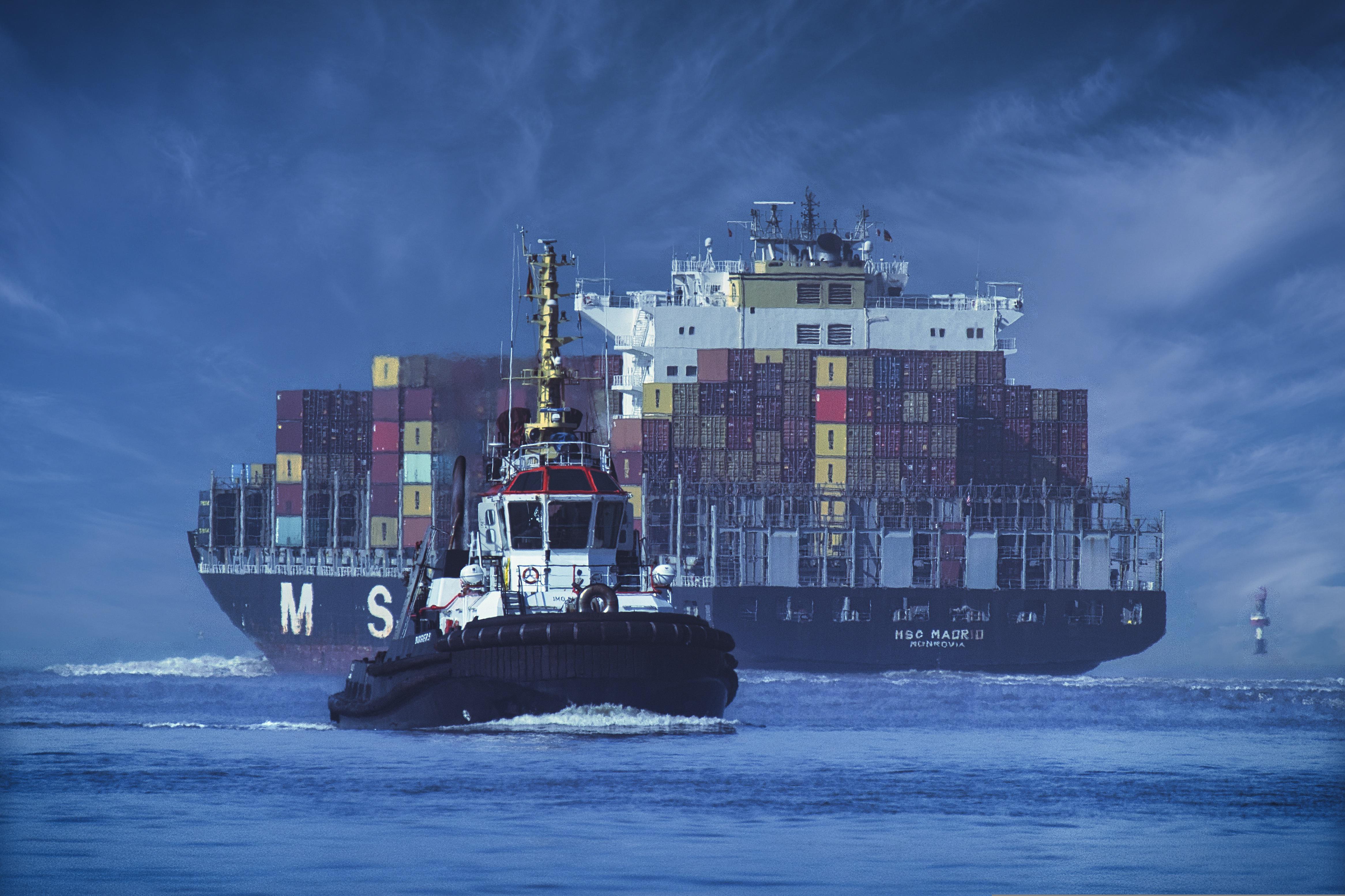 Conteneurs maritimes — fret maritime